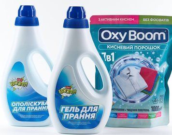 Набір Oxy Boom &laquo;Для прання&raquo; (порошок, гель для прання, ополіскувач) id_22083 фото